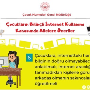 Çocukların Bilinçli İnternet Kullanımı Konusunda Ailelere Öneriler - fotoğraf 6