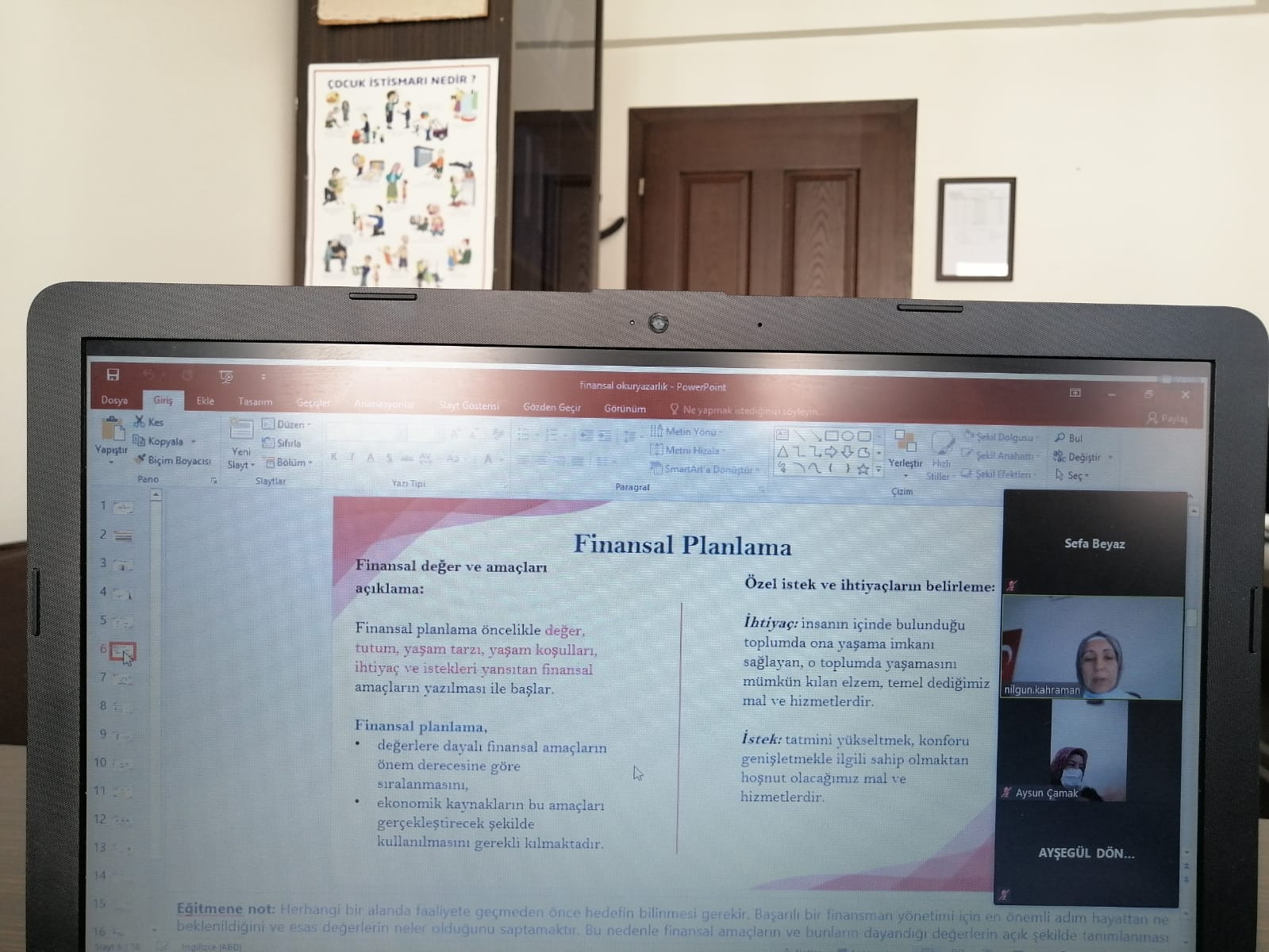 İlimizde Finansal Okur Yazarlık Ve Kadının Ekonomik Güçlenmesi Eğitimi Verildi.