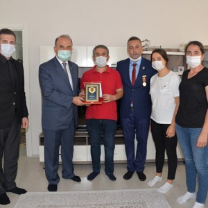 19 Eylül Gazileri Günü Anma Programları  Kapsamında  Gazilerimiz Ziyaret Edildi. - fotoğraf 1