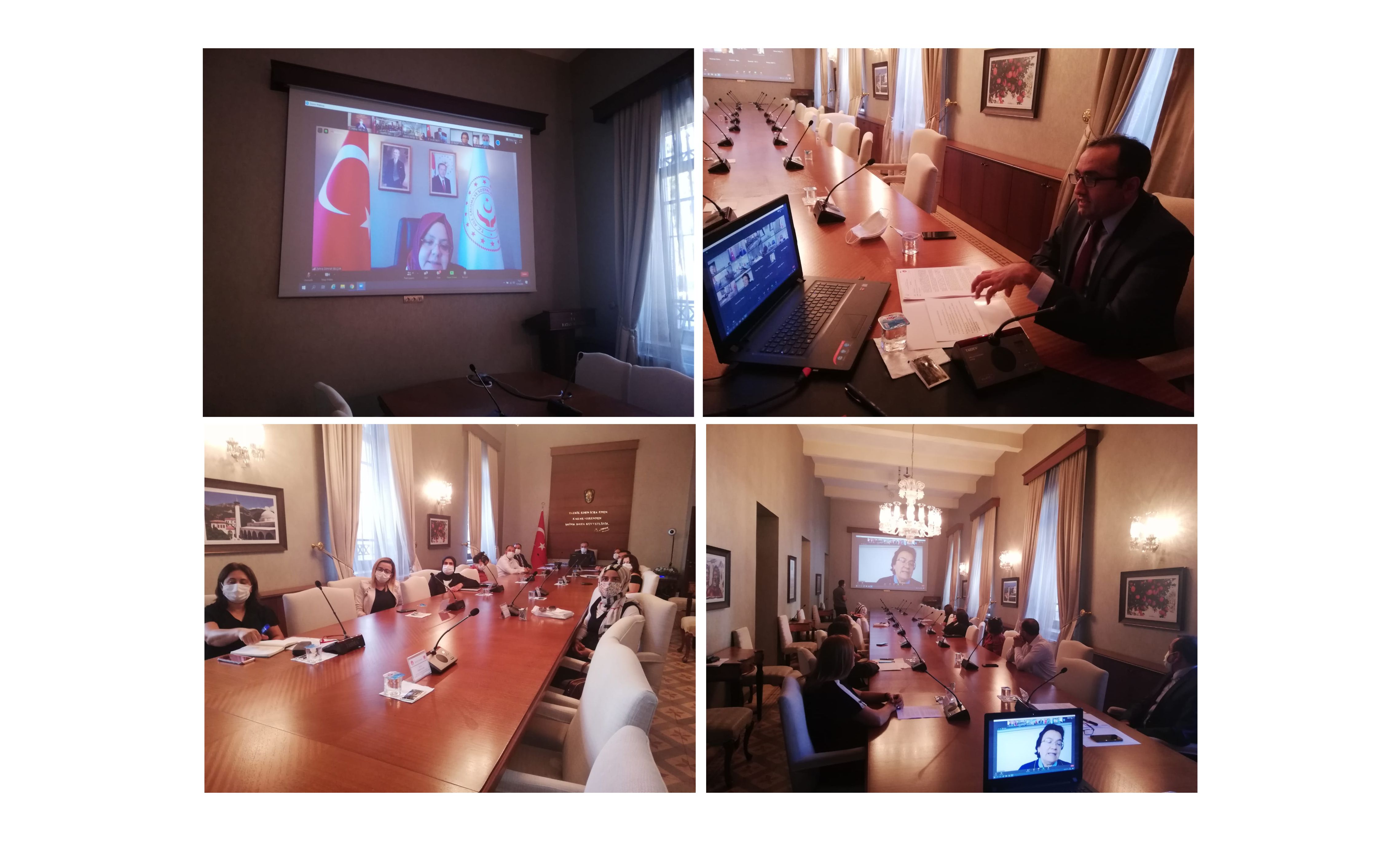 Bakanımız Zehra Zümrüt Selçuk, Akdeniz bölgesindeki kadın kooperatifleri ile telekonferans yöntemiyle toplantı gerçekleştirdi.