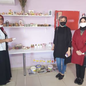 Genç İlçesinde Sabun Üretim Kursu Ziyaret Edildi - fotoğraf 2