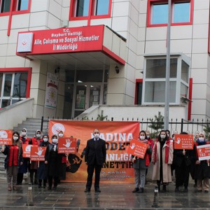 Bayburt "Kadın'a Şiddete Hayır" Diyor - fotoğraf 1