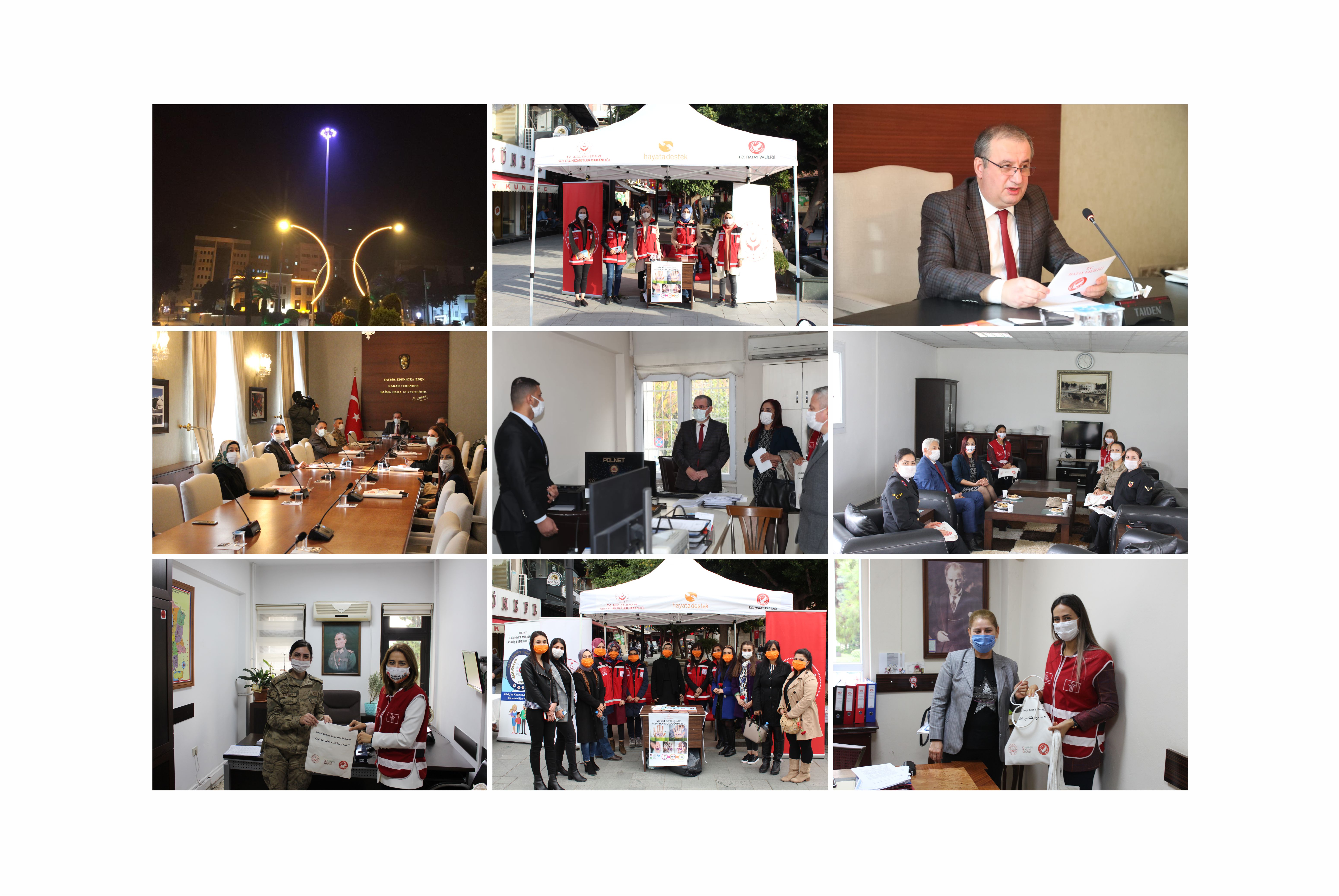 25 Kasım Kadına Yönelik Şiddete Karşı Uluslararası Mücadele Günü Etkinlikleri 