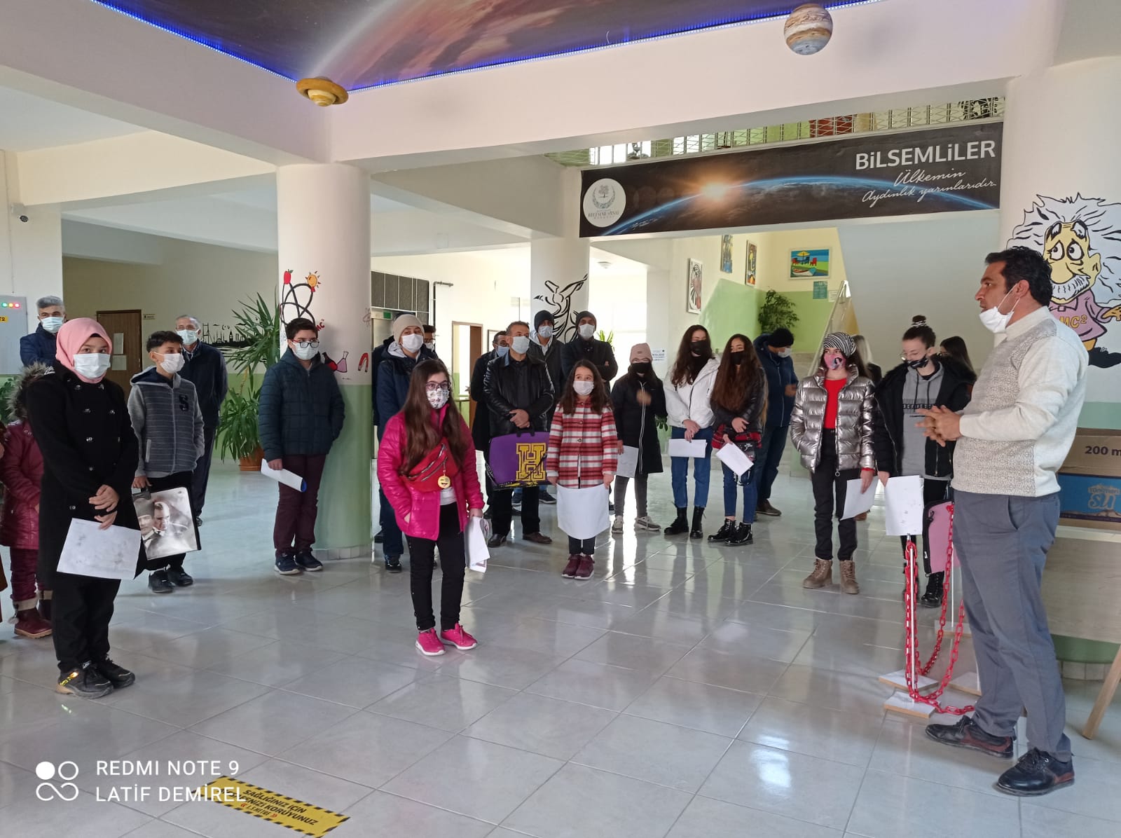 Karaman Bilim Sanat ve Eğitim Merkezi 20 Kasım Çocuk Hakları Afiş Çalışması Ödülleri Verildi