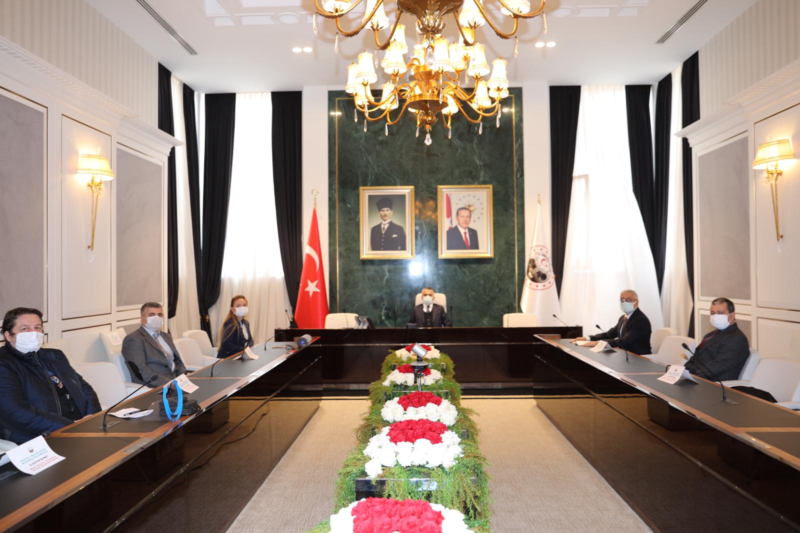 Valimiz Sayın Osman BİLGİN 3 Aralık Dünya Engelliler Günü nedeniyle Erişilebilirlik Komisyonunu kabul etti.