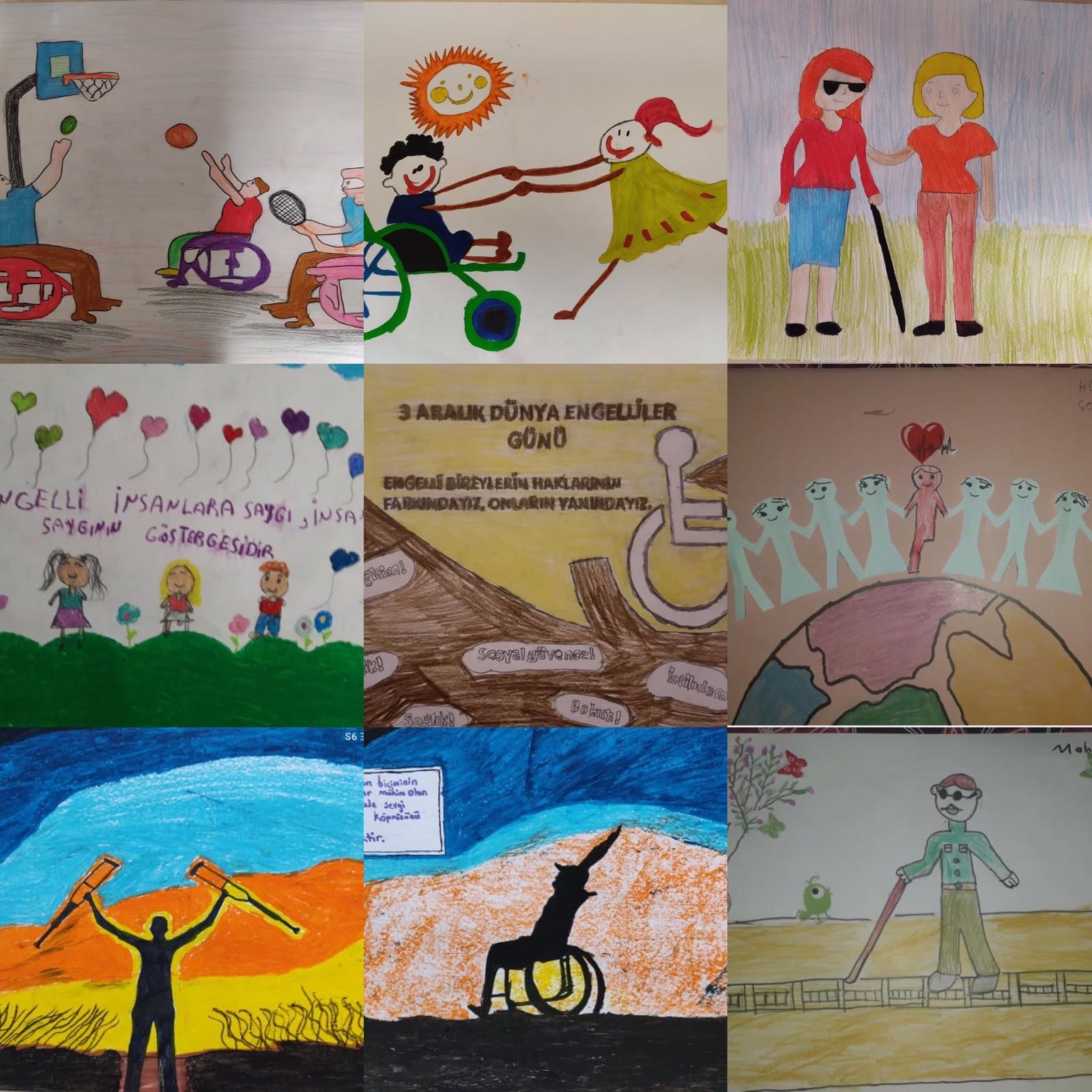 Miniklerimizden Farkındalık Çizimleri 