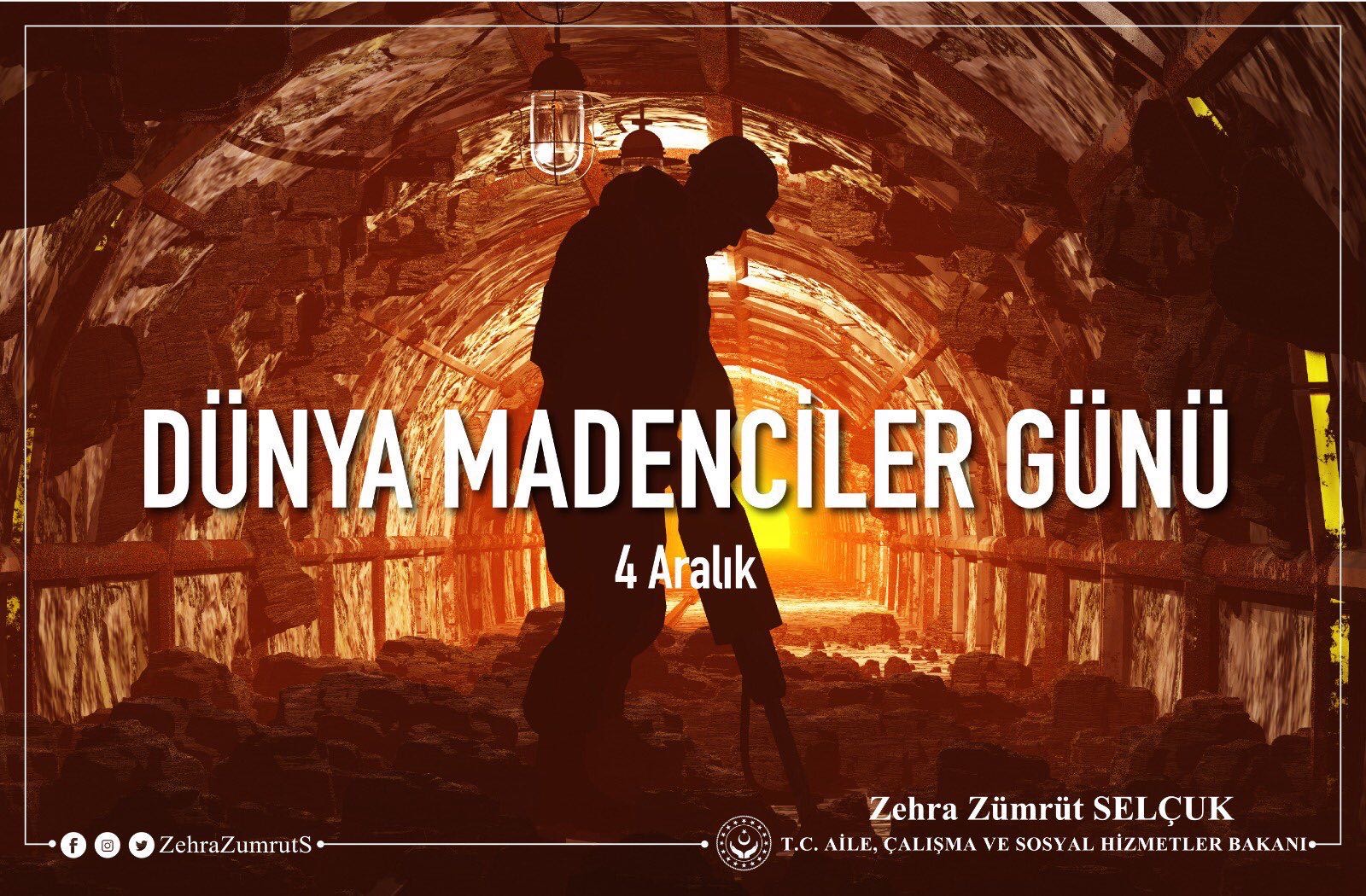 Dünya Madenciler Günü Kutlu Olsun