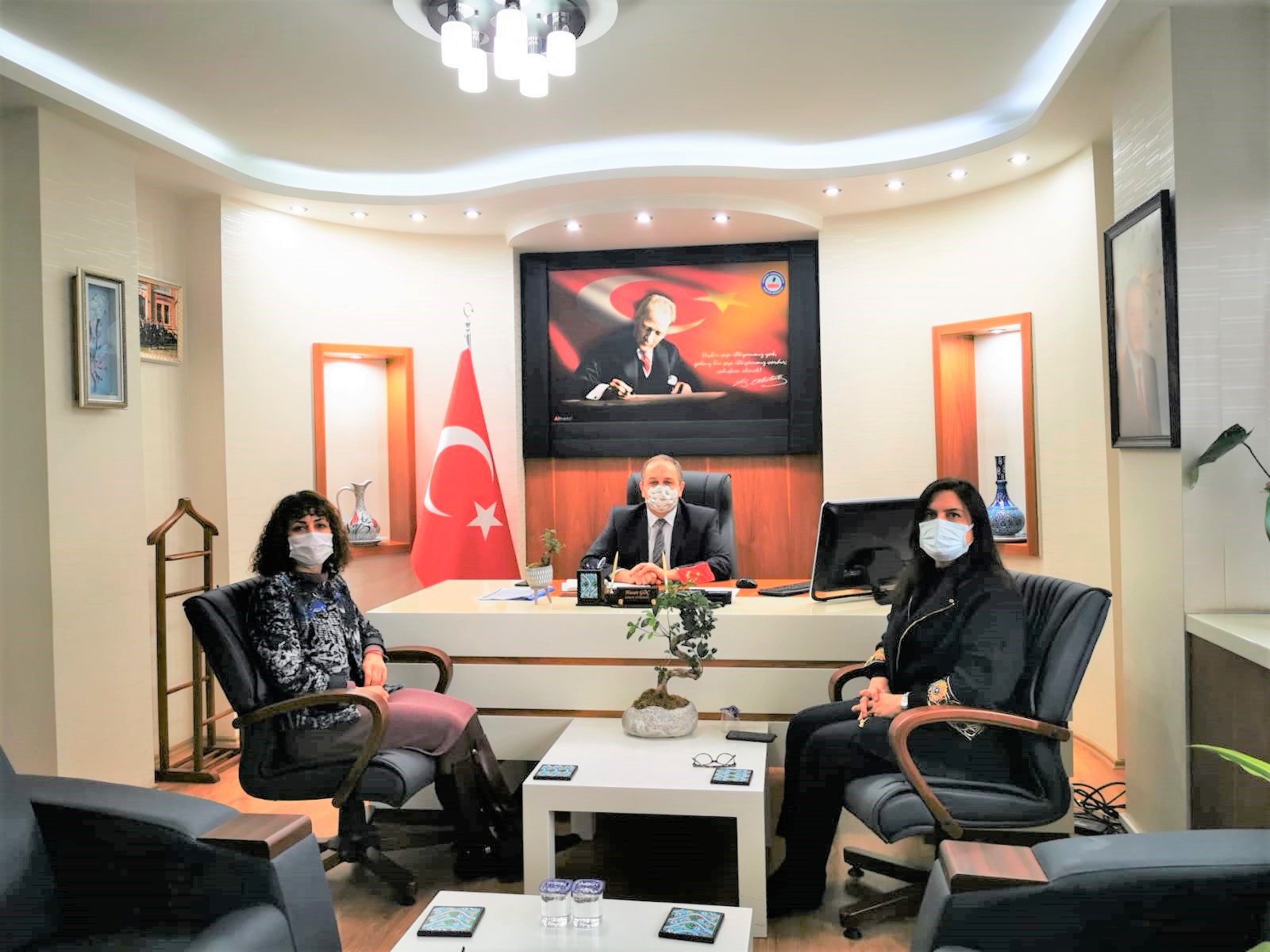 Gemlik Kaymakamlığı'na Kadının Güçlendirilmesi Faaliyetleri Kapsamında Ziyaret Gerçekleştirildi