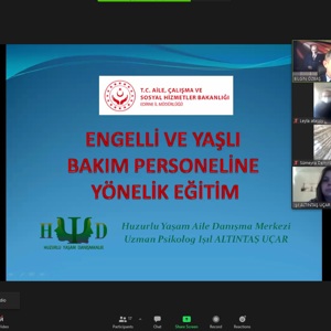İl Müdürlüğümüze bağlı Bakım Merkezlerinde Çalışan Personellerimize Yönelik Hizmet İçi Eğitim Verildi - fotoğraf 1