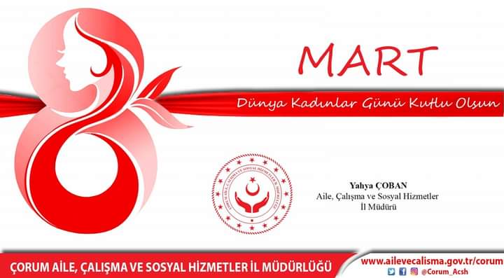 İl Müdürümüz Yahya ÇOBAN'ın Dünya Kadınlar Günü Mesajı