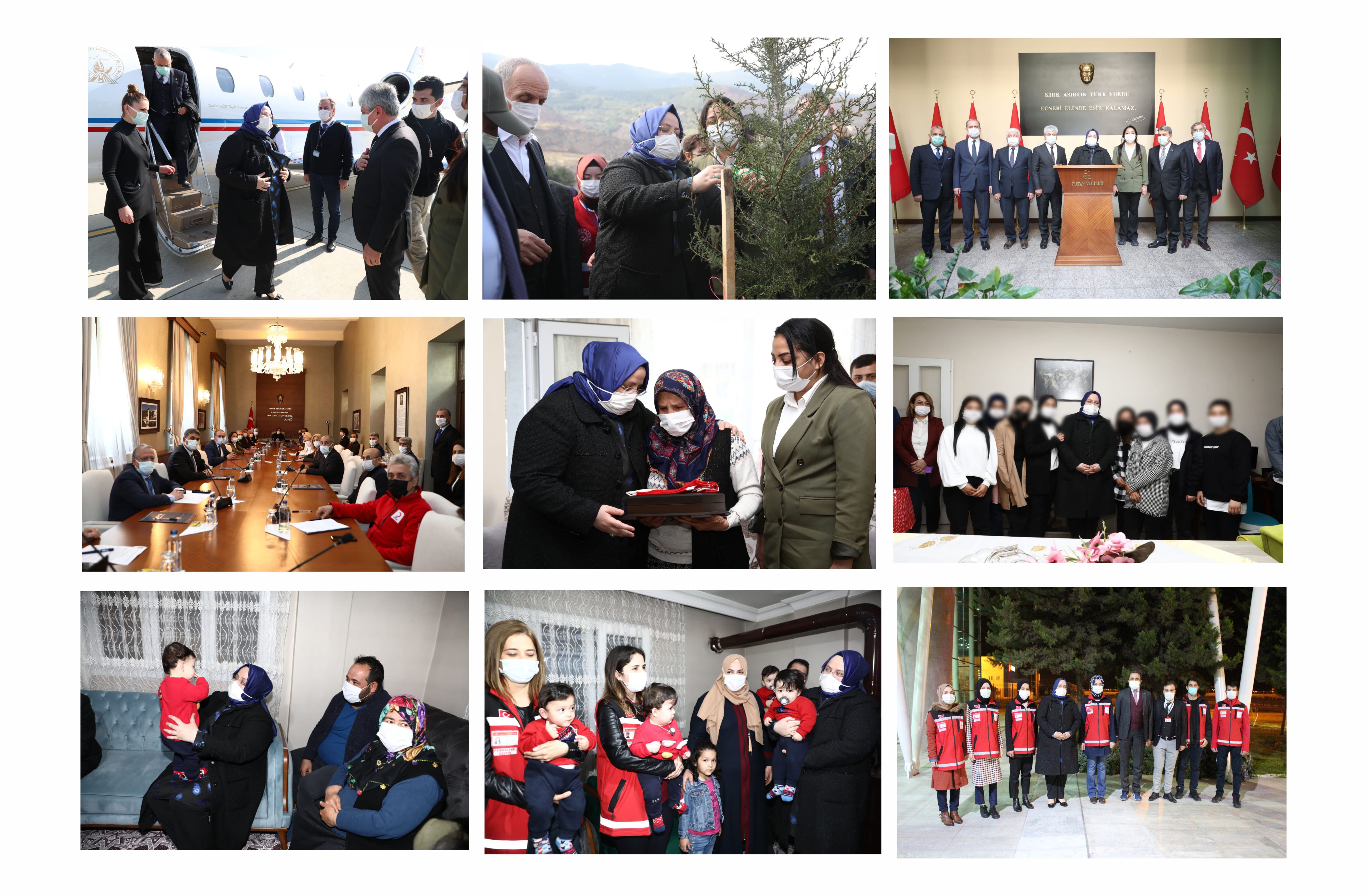 Aile, Çalışma ve Sosyal Hizmetler Bakanımız Sayın Zehra Zümrüt Selçuk Hatay’da