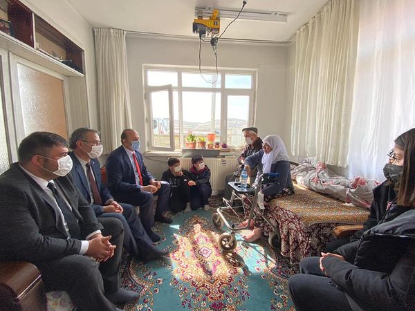 Korgeneral Osman Erbaş Paşanın Ablası Ziyaret Edildi