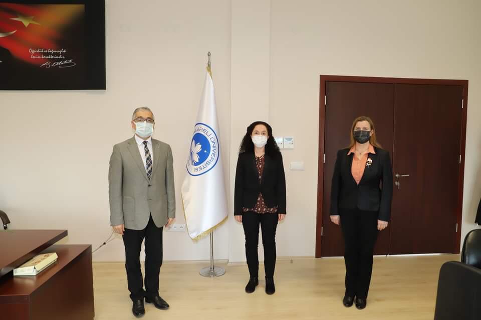 8 Mart Dünya Kadınlar Günü Etkinlikleri Kapsamında Kırklareli Üniversitesi Rektör Yardımcısı Prof. Dr. Meryem ÇAMUR'u Ziyaret Ettik