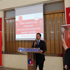 MİLLİ MÜCADELE MADALYASI TAKDİM TÖRENİ (SINDIRGI) - fotoğraf 3
