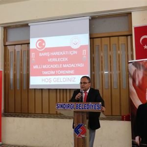 MİLLİ MÜCADELE MADALYASI TAKDİM TÖRENİ (SINDIRGI) - fotoğraf 4