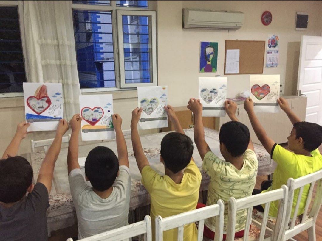 Mersin ÇES Çocuklarımızdan Bayram Tebrik Kartları 