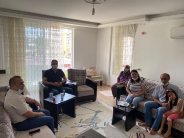  Kahraman Şehitlerimiz Hasan KUŞ ve Şükrü Ünlü' nün Kıymetli Ailelerini Ziyaretlerde Bulunduk