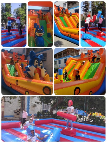 Mersin ÇES Çocuklarımız Kurulan Oyun Parkı ile Eğlenceli Vakit Geçirdiler