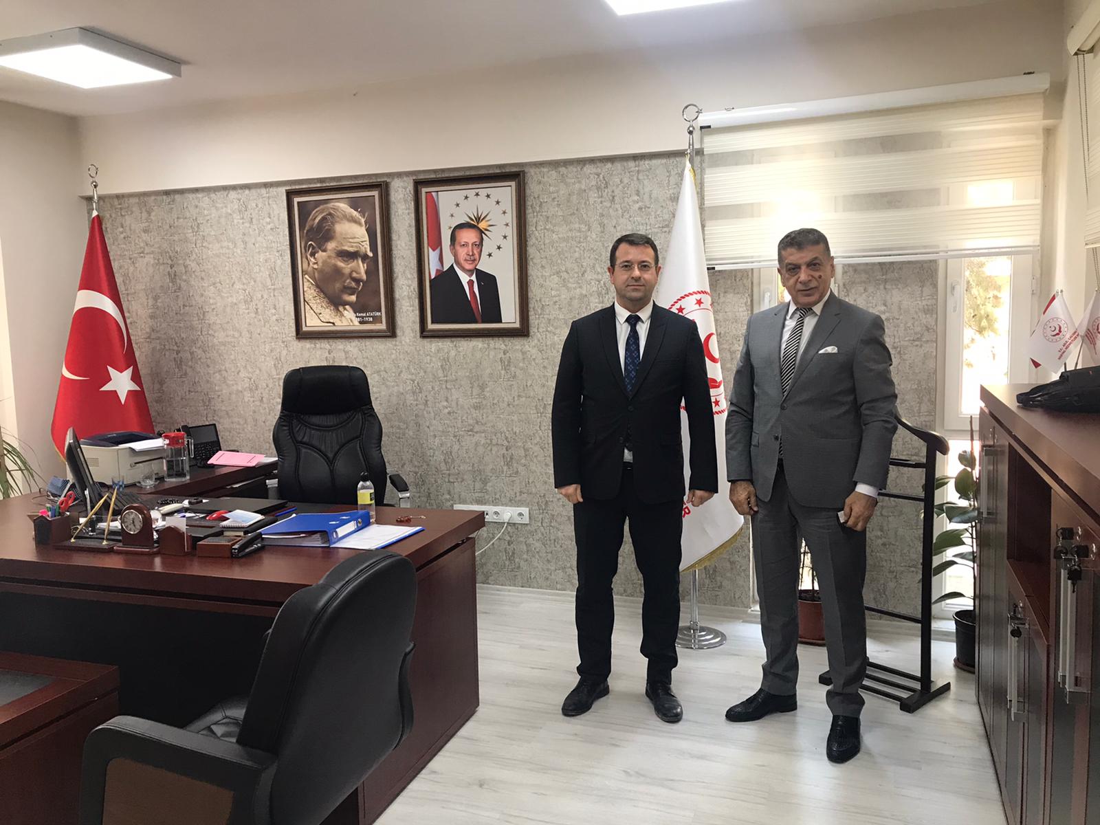 Erdinç Şirketler Grubu Yönetim Kurulu İl Müdürümüzü Ziyaret Etti