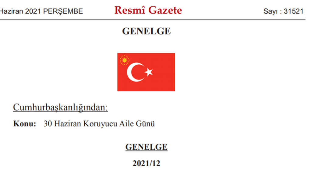 Koruyucu Aile Günü Resmi Gazetede Yayımlandı