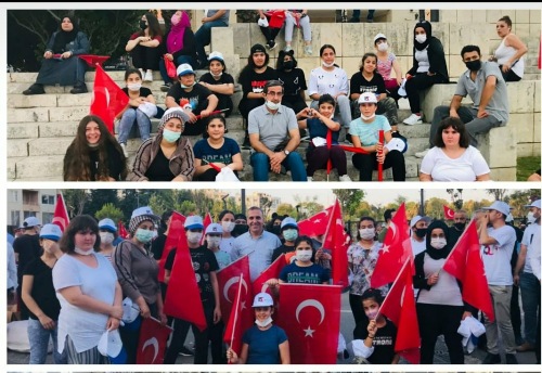 Mersin Cumhuriyet Meydanında "15 Temmuz Şehitlerini Anma Günü" 