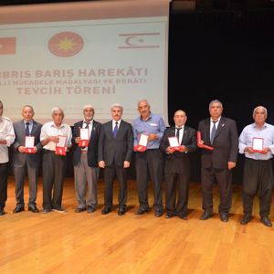 Kıbrıs Barış Harekâtı Milli Mücadele Madalyası ve Beratı Tevcih Töreni Düzenlendi - fotoğraf 1
