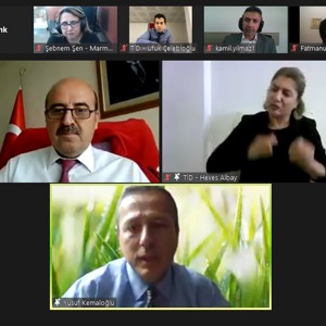 General Directorate of Services for Persons with Disabilities and the Elderly Organized an Online Meeting on 23 September International Day of Sign Languages / International Week of Deaf People  - fotoğraf 1