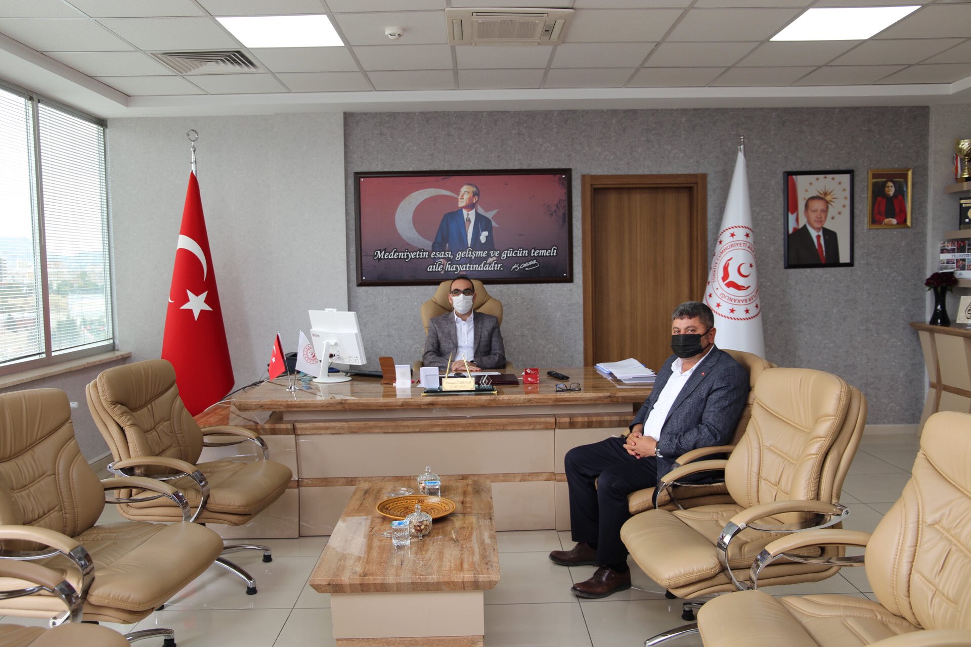 Niğde Dündarlı Belde Belediye Başkanı Sayın Mustafa Kamar’dan İl Müdürümüze Nezaket Ziyareti