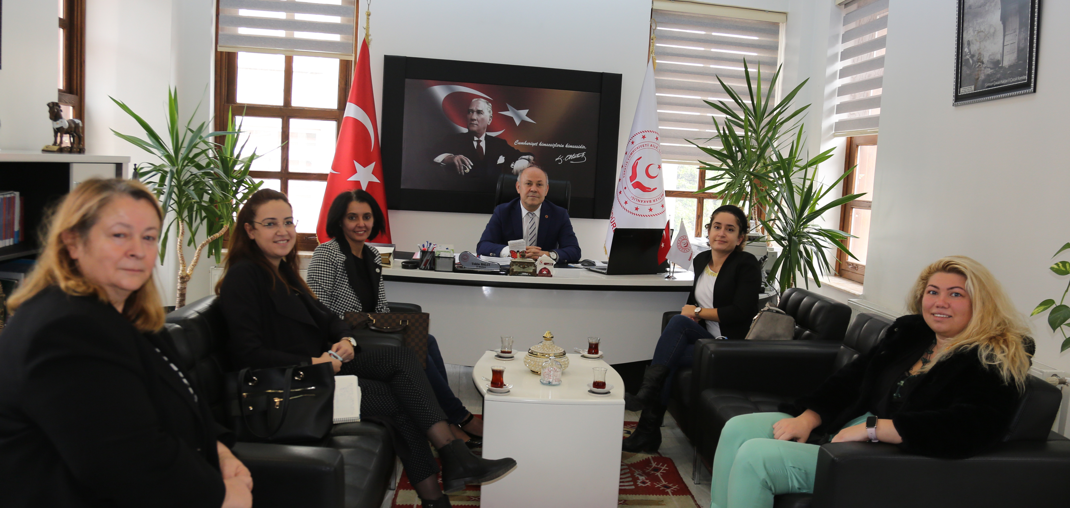 Samsun Barosu Kadın Hakları Komisyonu'ndan İl Müdürümüze Ziyaret 