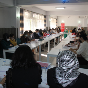 Kadına Yönelik Şiddetle Mücadele 4. Ulusal Eylem Planı’nın yürürlüğe girmesiyle 2022-2025 yıllarını kapsayan Kadına Yönelik Şiddetle Mücadele İl Eylem Planı hazırlamak üzere Vali Yardımcımız Sayın Murat Çağrı ERDİNÇ başkanlığında çalıştayımızı gerçekleştirdik. - fotoğraf 10