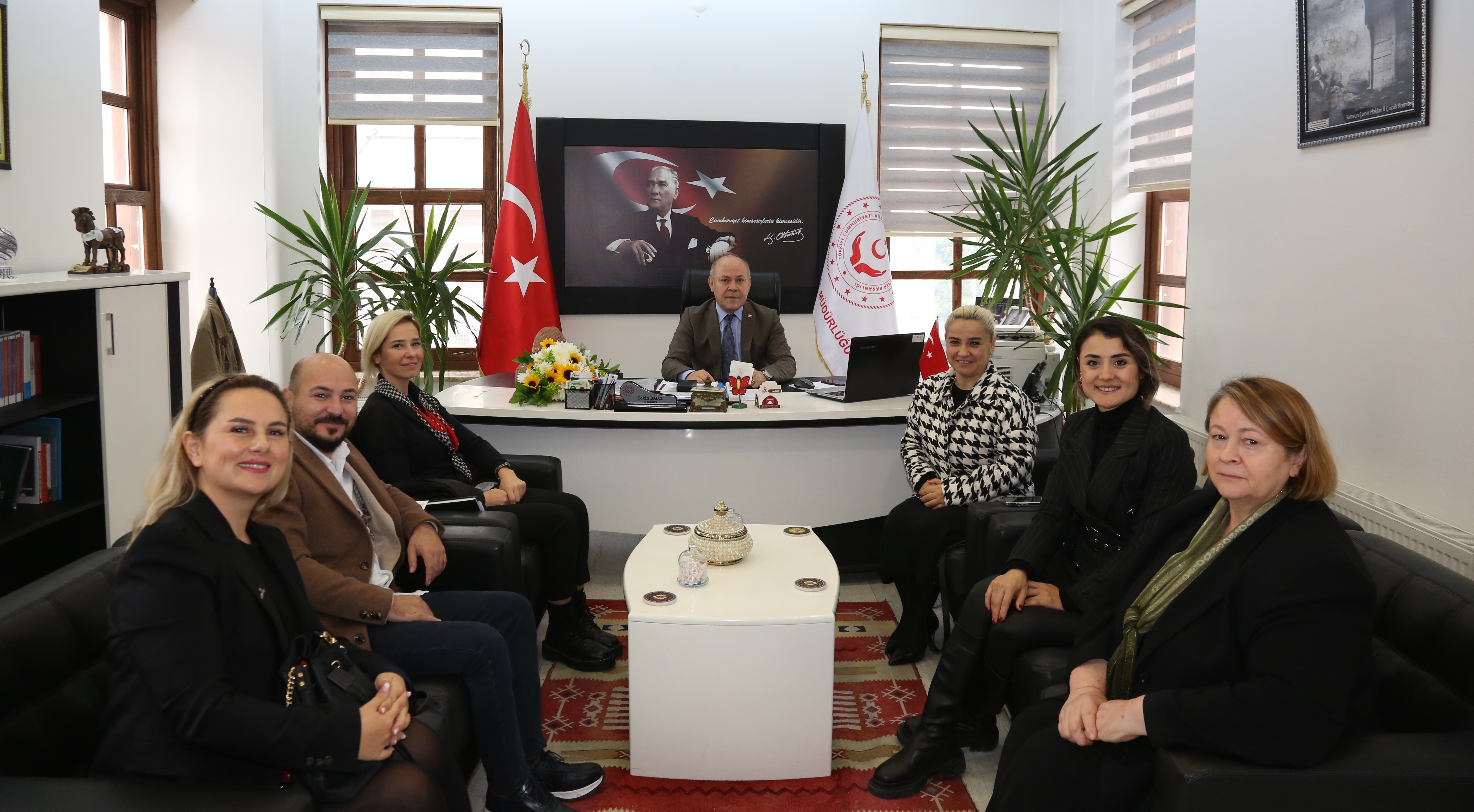 SAKED'den İl Müdürümüz Tekin Balcı'ya Ziyaret