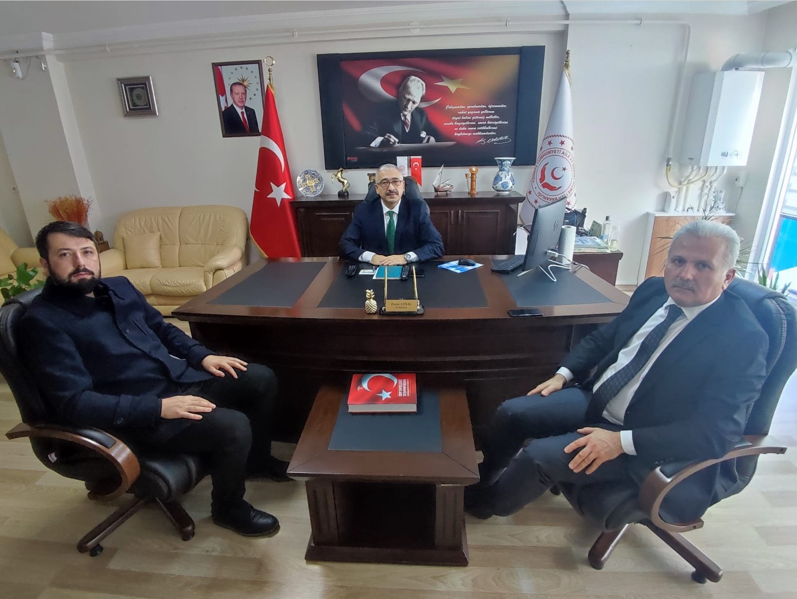 Kırklareli İl Müftüsü Sayın Aydın YIĞMAN İl Müdürümüz Faruk UYSAL’ı Ziyaret Etti.