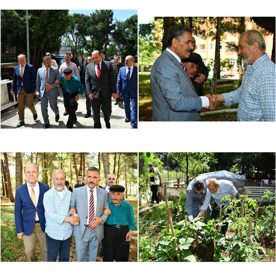 Valimiz Sayın Osman Kaymak Huzurevindeki Yaşlılarla Bayramlaştı