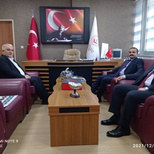 Vali Yardımcımız Sayın Ömer Tekeş ve Sinanpaşa Belediye Başkanı Erdal Karaman İl Müdürlüğümüze ziyarette bulundular. - fotoğraf 1