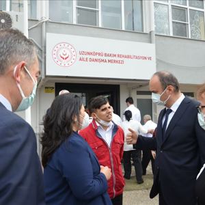 Edirne Valimiz Uzunköprü Bakım Merkezini Ziyaret Etti - fotoğraf 2