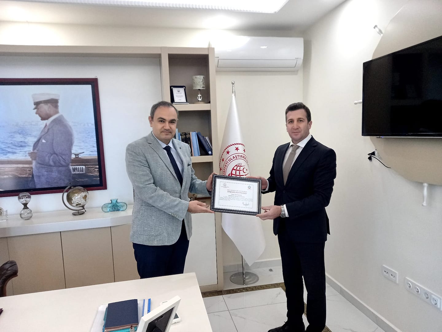 2022 Yılının İlk Erişilebilirlik Belgesi Liman Başkanlığına Verildi.