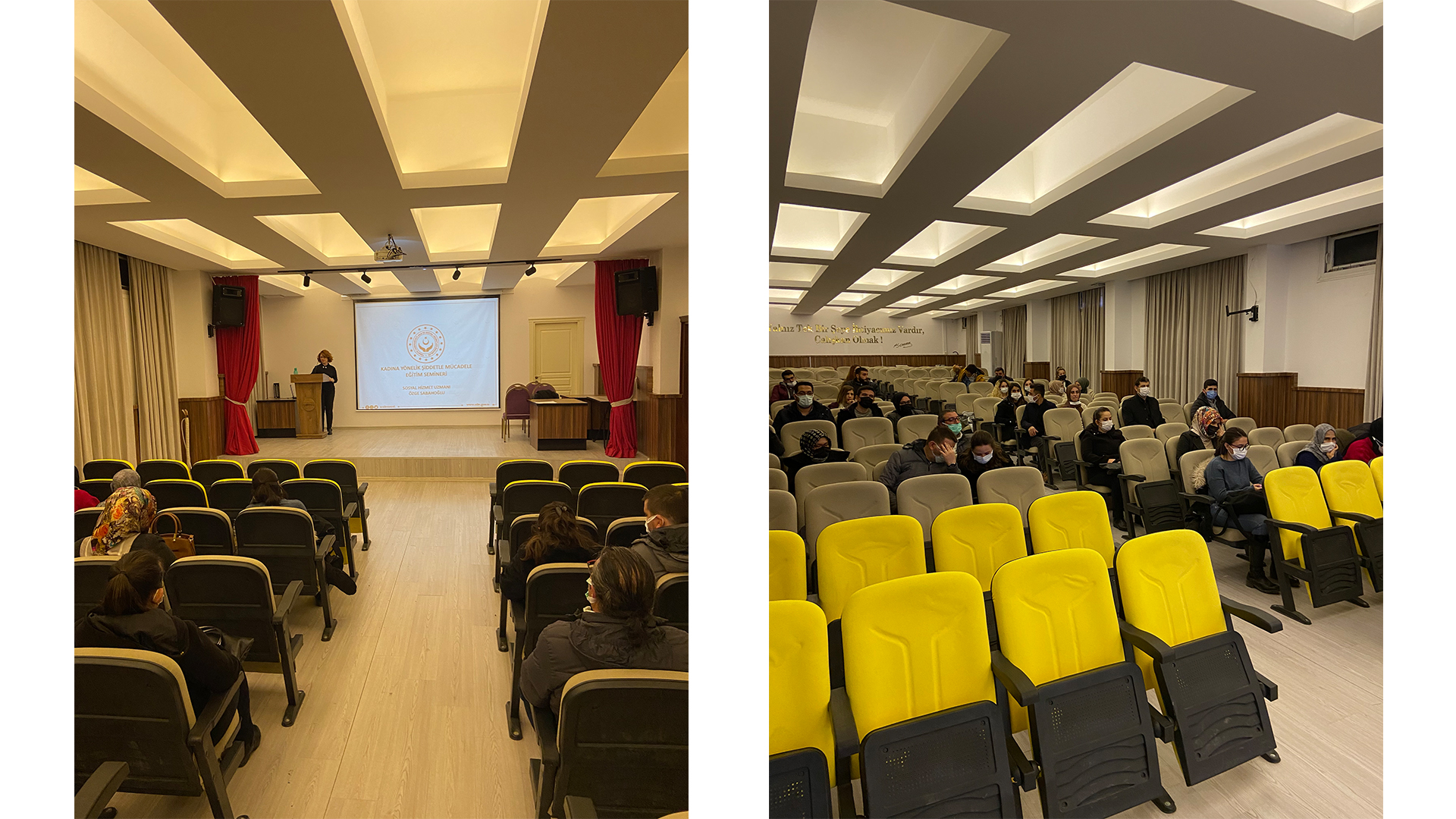 Defne ilçesinde göreve yeni başlayan öğretmenlere yönelik “Kadına Yönelik Şiddet-Erken Yaşta ve Zorla Evliliklerle Mücadele” konulu seminer verildi.