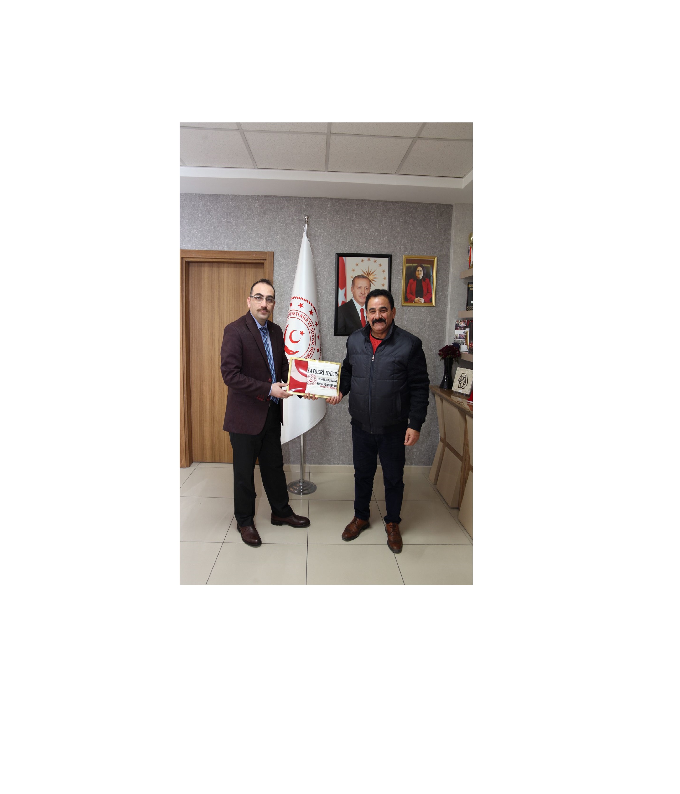 UDEMSAN Sendikası Genel Başkanı Abdullah Peker’den İl Müdürümüz Cüneyd Özdemir’e Ziyaret