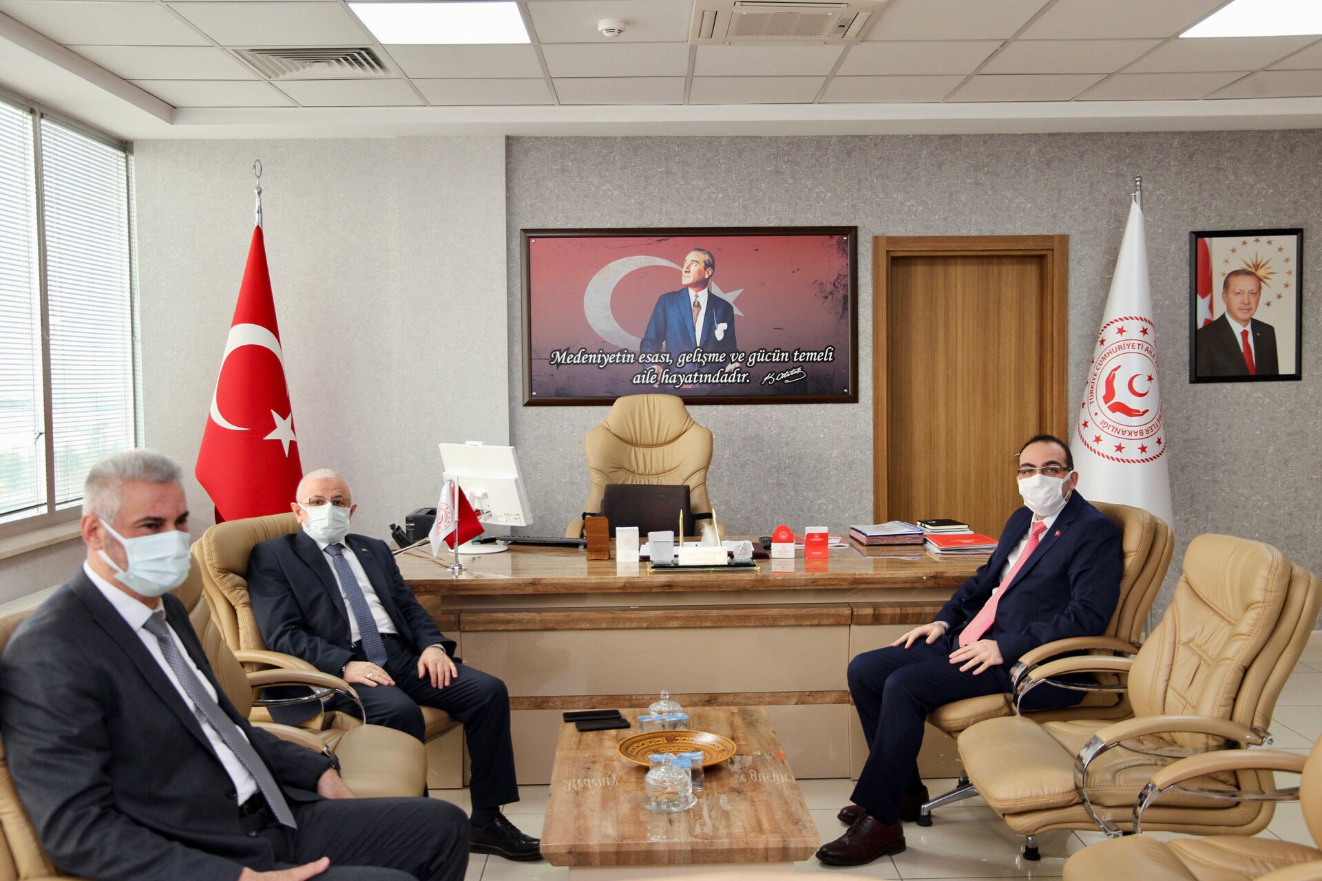 İl Müftüsü Sayın Yusuf Akkuş’tan İl Müdürümüze Ziyaret