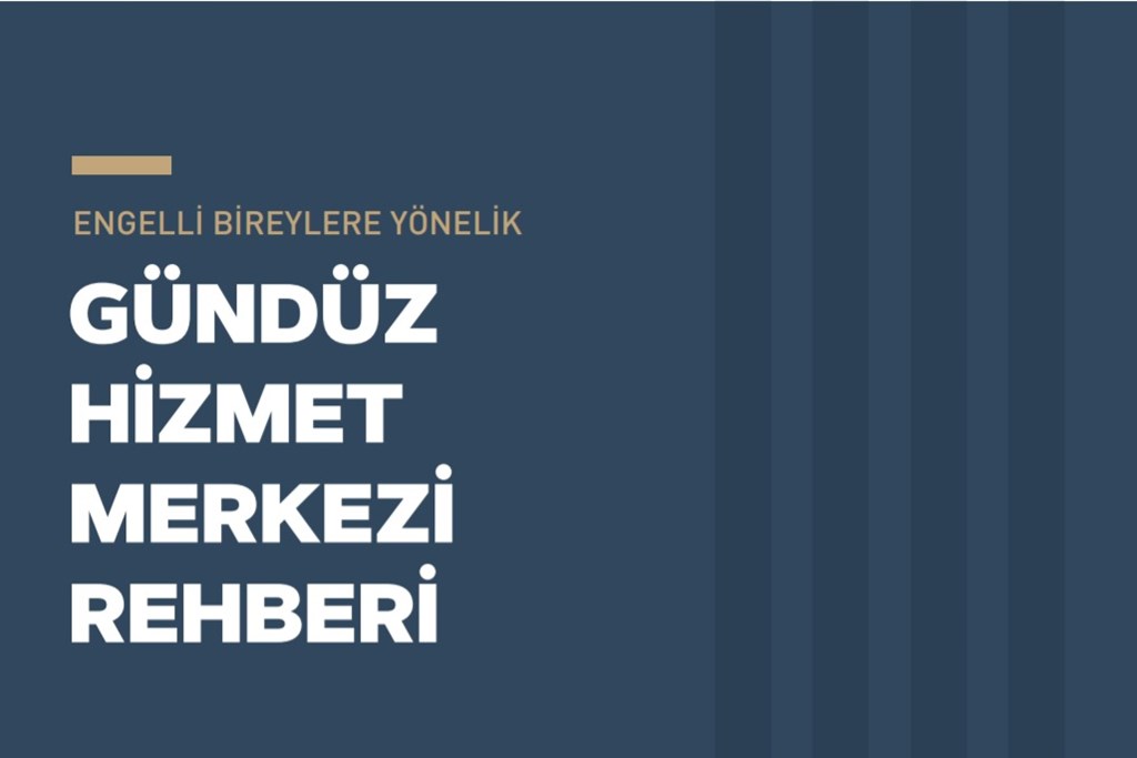 Gündüz Hizmet Merkezlerinde Engellilere Sunulacak Hizmetlerin Standartlaştırılması İçin Yol Gösterici Rehber