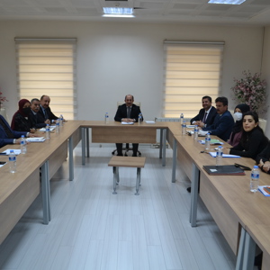 İSTİŞARE VE DEĞERLENDİRME TOPLANTISI GERÇEKLEŞTİRİLDİ - fotoğraf 1