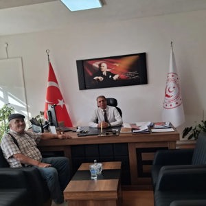 Gazimiz Bayram Topal’dan İl Müdürümüze Ziyaret - fotoğraf 1