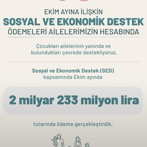 Sosyal ve Ekonomik Destek (SED) Hizmetimizle Çocuklarımızın Geleceğine Destek Oluyoruz - fotoğraf 1