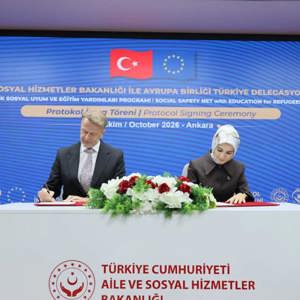 Aile ve Sosyal Hizmetler Bakanlığımız ile AB Türkiye Delegasyonu arasında işbirliği protokolü imzalandı - fotoğraf 4